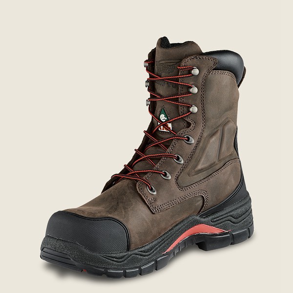 Red Wing Safety Boots Dark Grey - Mens King Toe® Adc - 8-inch Insulated Waterproof Csa Toe - 5978-PN